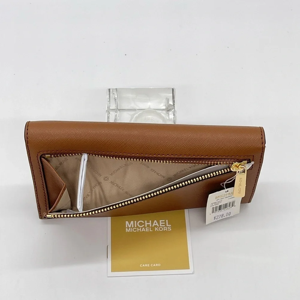 Michael Kors Large Trifold Wallet Luggage - Picture 6 of 8